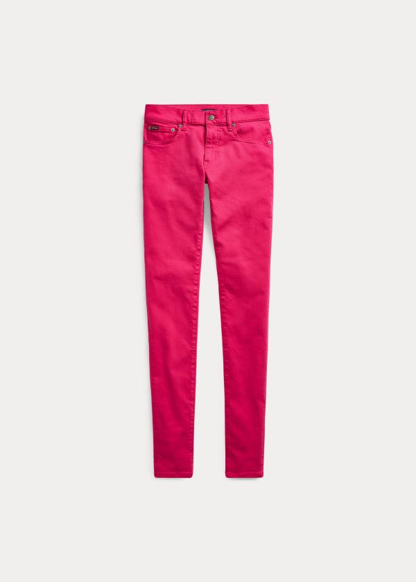 Calças De Ganga Polo Ralph Lauren Tompkins Stretch Skinny Mulher 97345-OYMW